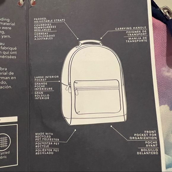 PB Teen Recycled Gear Up Cloud 26L Backpack and Cold Pack Lunch - Picture 7 of 15